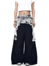 Vintage Ruffled Lace Parachute Pants - COPPING THREADS - CT Select